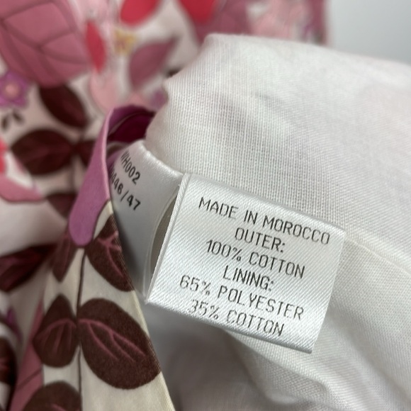 Boden Womens 16R UK Sleeveless A Line Floral V Neck Back Zip Closure Lined Dress - Picture 10 of 11